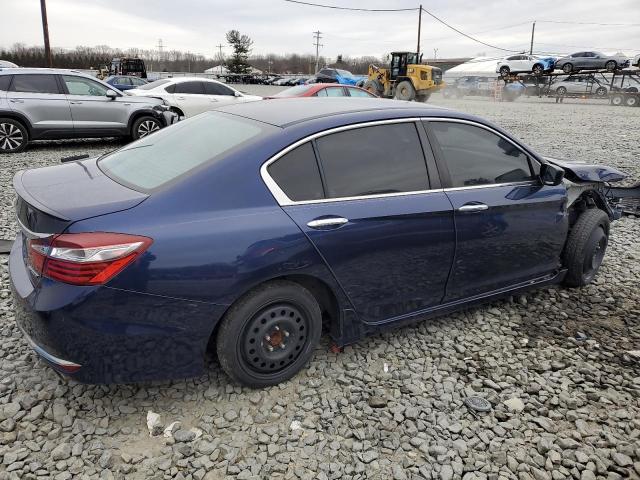 1HGCR2F55GA139788 - 2016 HONDA ACCORD SPORT BLUE photo 3