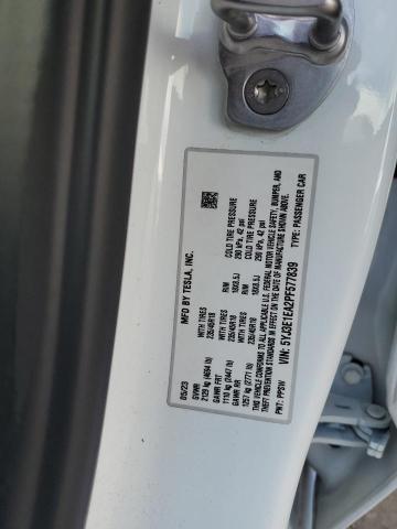 5YJ3E1EA2PF577839 - 2023 TESLA MODEL 3 Ağ foto 12