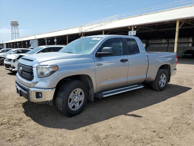 5TFRY5F19JX232134 - 2018 TOYOTA TUNDRA DOUBLE CAB SR/SR5 SILVER photo 1