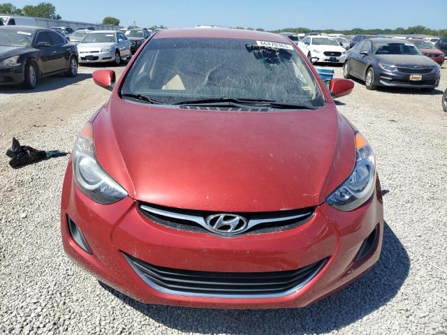 KMHDH4AE1BU161055 - 2011 HYUNDAI ELANTRA GLS RED photo 5