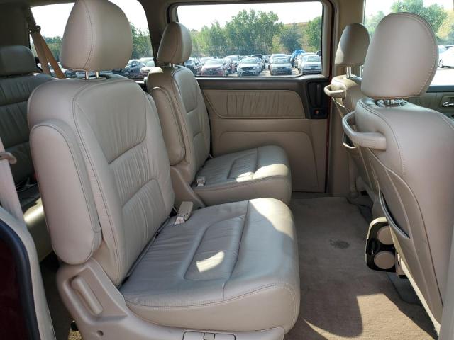 5FNRL189X4B020562 - 2004 HONDA ODYSSEY EXL RED photo 11