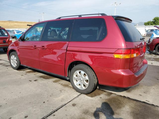 5FNRL189X4B020562 - 2004 HONDA ODYSSEY EXL RED photo 2