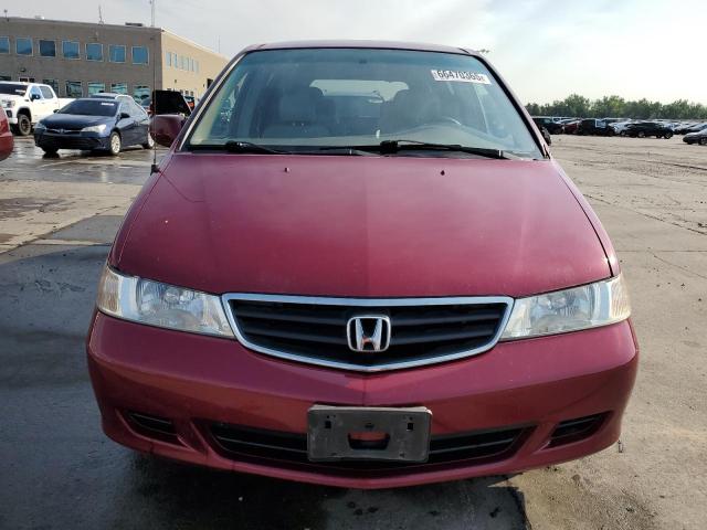 5FNRL189X4B020562 - 2004 HONDA ODYSSEY EXL RED photo 5