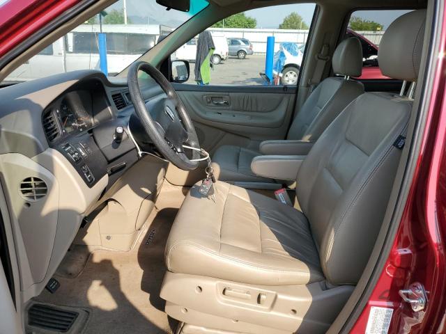 5FNRL189X4B020562 - 2004 HONDA ODYSSEY EXL RED photo 7