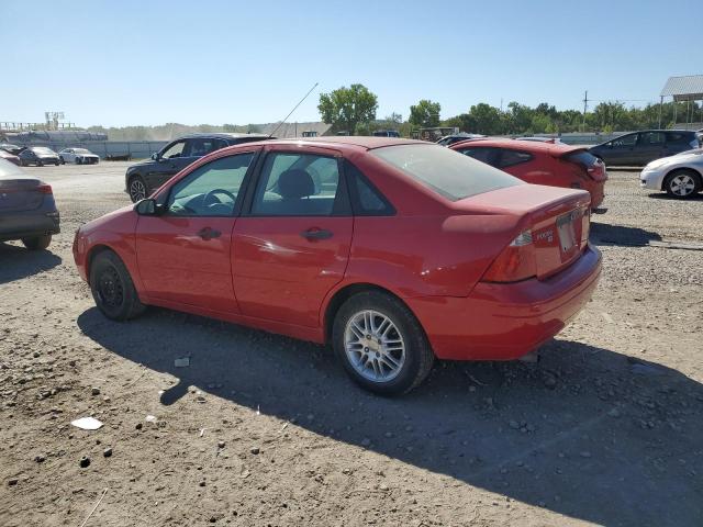 1FAFP34N57W163477 - 2007 FORD FOCUS ZX4 RED photo 2