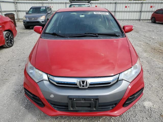 JHMZE2H77ES001081 - 2014 HONDA INSIGHT EX RED photo 5