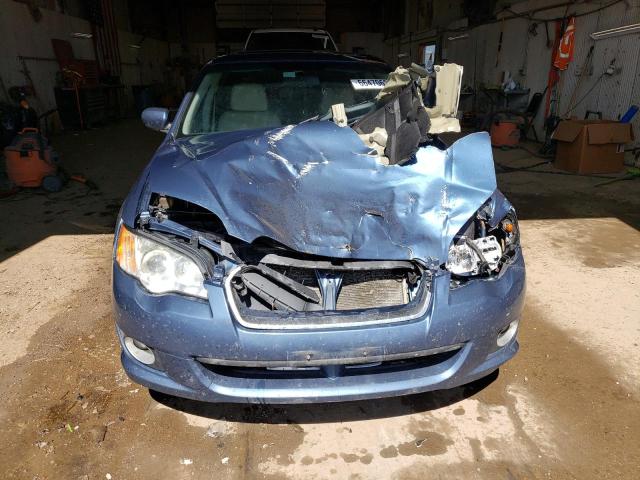 4S3BL626097229884 - 2009 SUBARU LEGACY 2.5I LIMITED BLUE photo 5