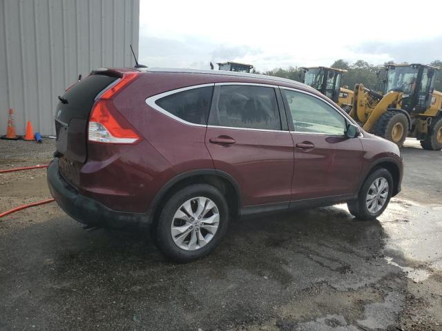 5J6RM3H74DL013573 - 2013 HONDA CR-V EXL BURGUNDY photo 3