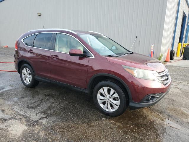 5J6RM3H74DL013573 - 2013 HONDA CR-V EXL BURGUNDY photo 4