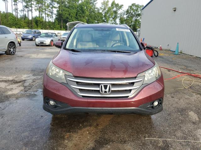 5J6RM3H74DL013573 - 2013 HONDA CR-V EXL BURGUNDY photo 5