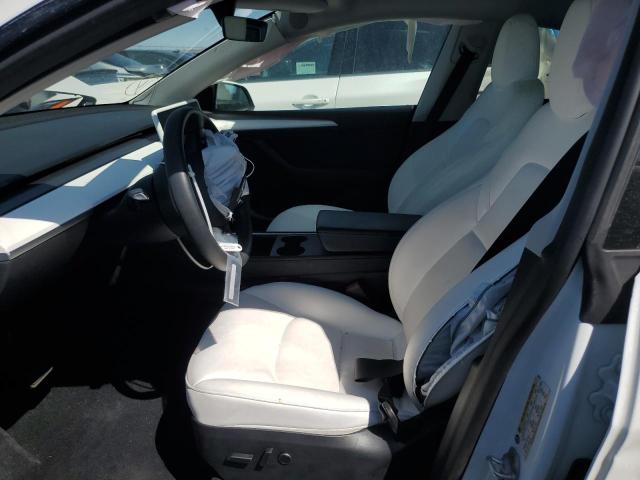 7SAYGDED9PF942077 - 2023 TESLA MODEL Y WHITE photo 7