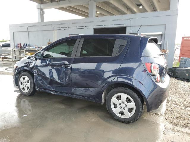 1G1JA6SG3G4122247 - 2016 CHEVROLET SONIC LS BLUE photo 2