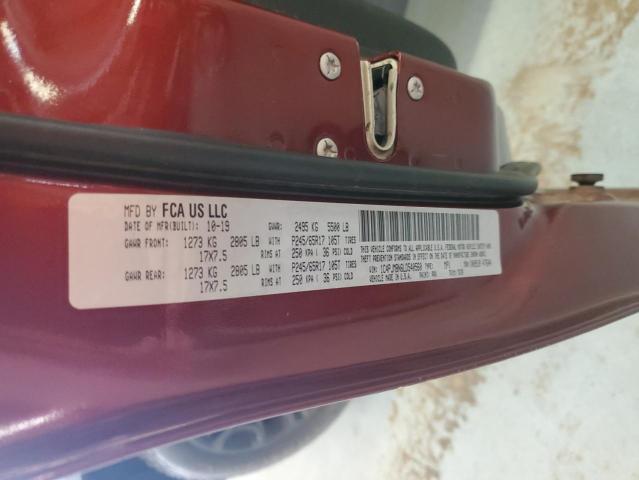 1C4PJMBN6LD540560 - 2020 JEEP CHEROKEE TRAILHAWK წითელი ფოტო 13