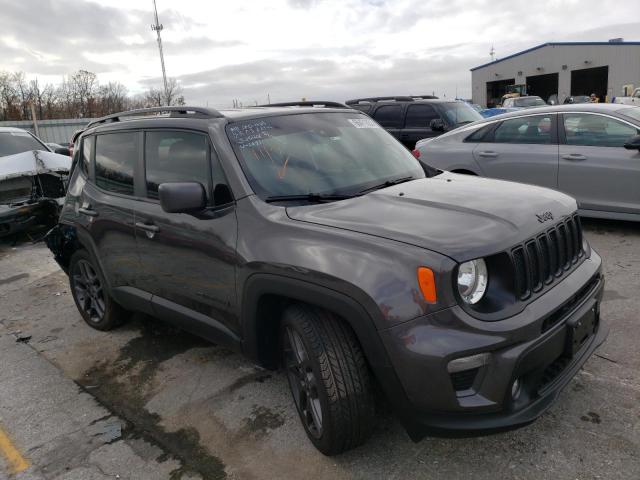 ZACNJCBB6MPM68931 - 2021 JEEP RENEGADE LATITUDE GRAY photo 1