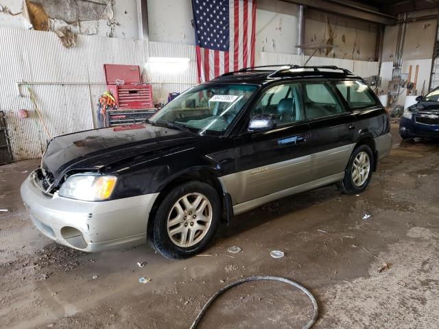 4S3BH686816606884 - 2001 SUBARU LEGACY OUTBACK LIMITED BLUE photo 1