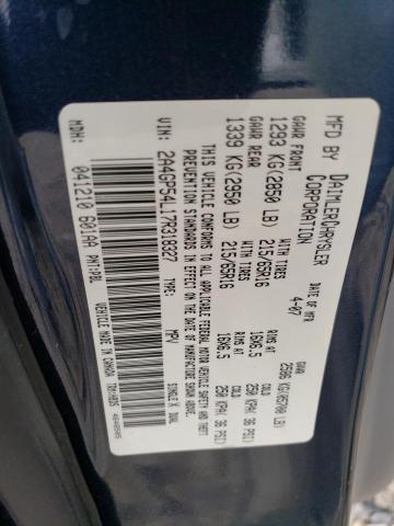 2A4GP54L17R318327 - 2007 CHRYSLER TOWN & COU TOURING 蓝色 照片 13