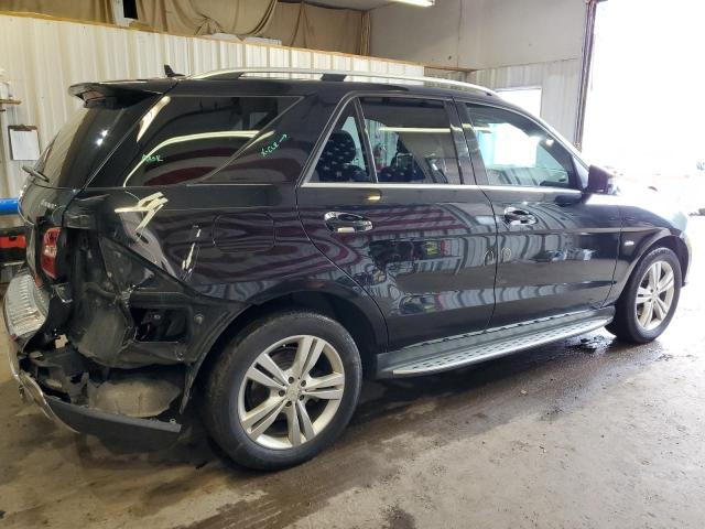 4JGDA5HB1CA033472 - 2012 MERCEDES-BENZ ML 350 4MATIC BLACK photo 3