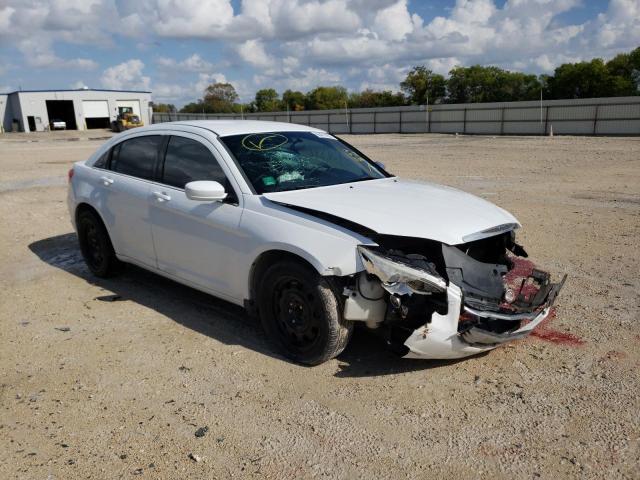 1C3CCBAB4CN244701 - 2012 CHRYSLER 200 LX WHITE photo 1