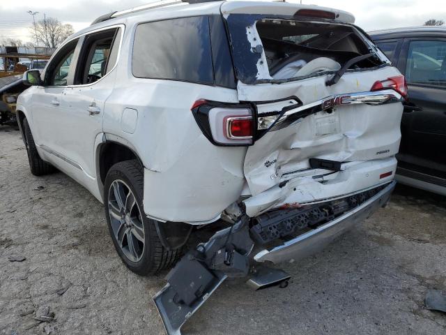 1GKKNXLS9JZ224739 - 2018 GMC ACADIA DENALI WHITE photo 2