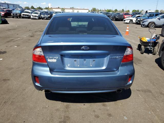 4S3BL616887205574 - 2008 SUBARU LEGACY 2.5I BLUE photo 6