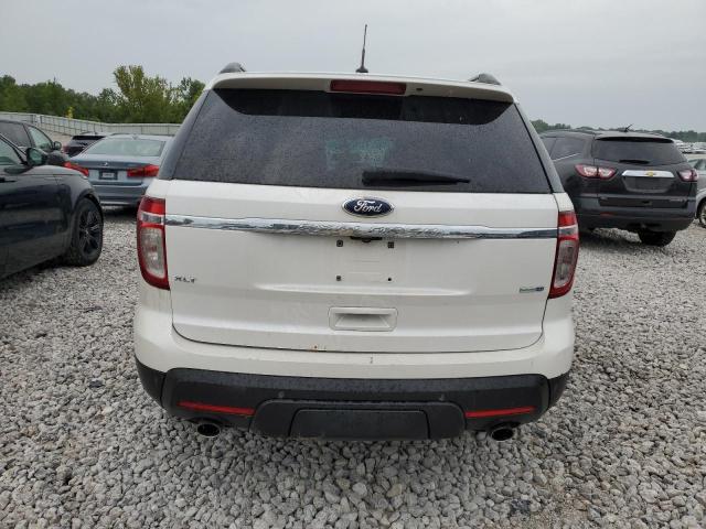 1FM5K8D82DGA11606 - 2013 FORD EXPLORER XLT WHITE photo 6