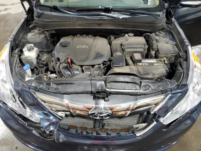5NPEC4AC0DH572174 - 2013 HYUNDAI SONATA SE BLUE photo 11