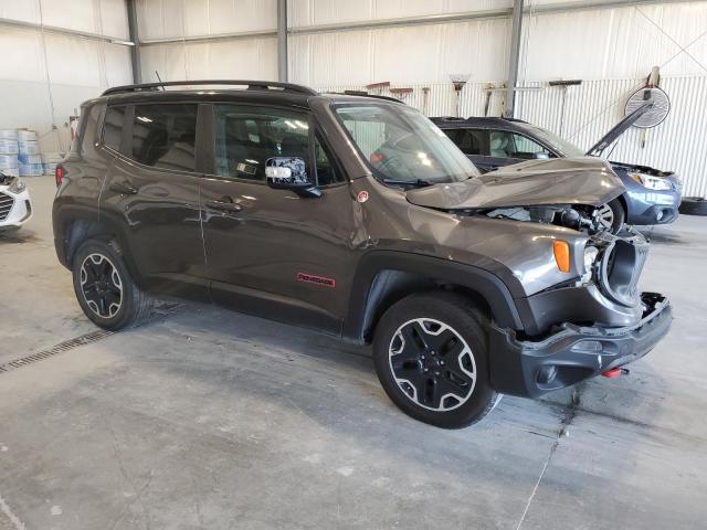 ZACCJBCB1HPE63211 - 2017 JEEP RENEGADE TRAILHAWK GRAY photo 4