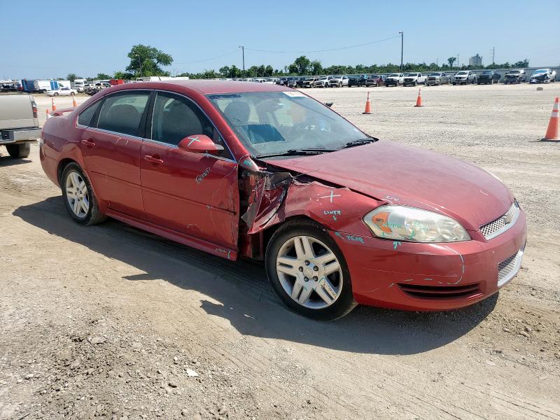 2G1WB5E31D1170858 - 2013 CHEVROLET IMPALA LT RED photo 4