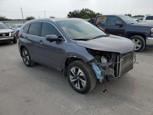 5J6RM3H92FL024785 - 2015 HONDA CR-V TOURING GRAY photo 4