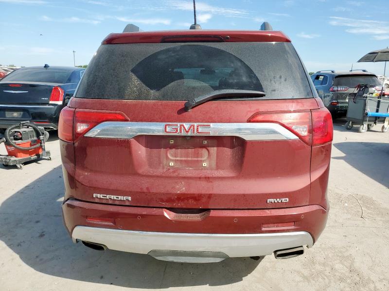 1GKKNXLS8HZ180971 - 2017 GMC ACADIA DENALI RED photo 6