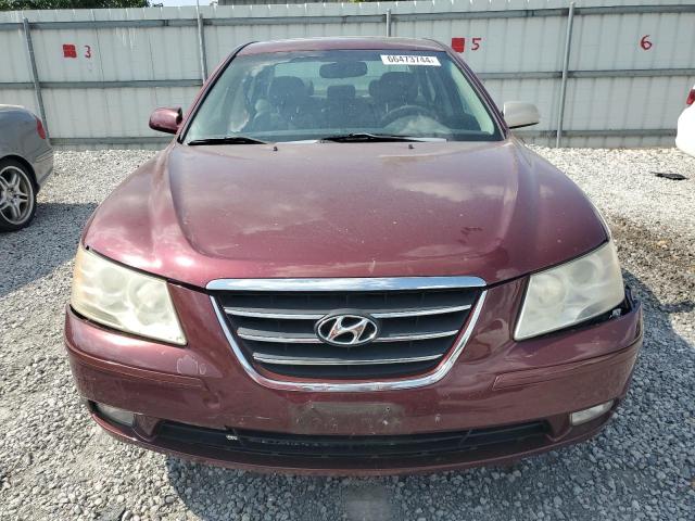 5NPEU46C69H499826 - 2009 HYUNDAI SONATA SE MAROON photo 5