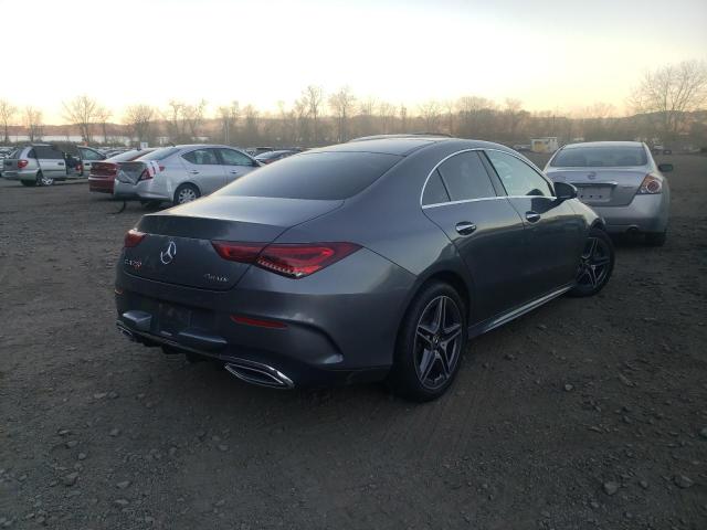 W1K5J4HB5MN209314 - 2021 MERCEDES-BENZ CLA 250 4MATIC GRAY photo 4