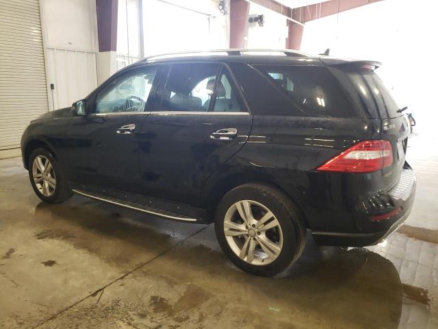 4JGDA5HB9FA551396 - 2015 MERCEDES-BENZ ML 350 4MATIC BLACK photo 2