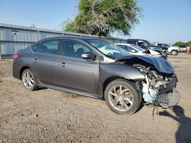 3N1AB7AP0FY265084 - 2015 NISSAN SENTRA S GRAY photo 4