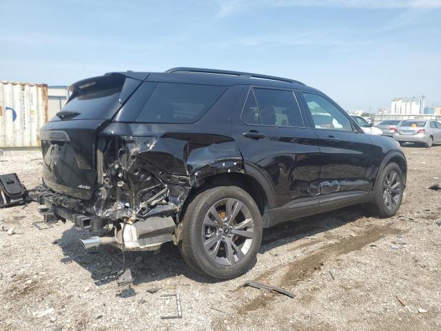 1FMSK8DH7PGB52503 - 2023 FORD EXPLORER XLT BLACK photo 3