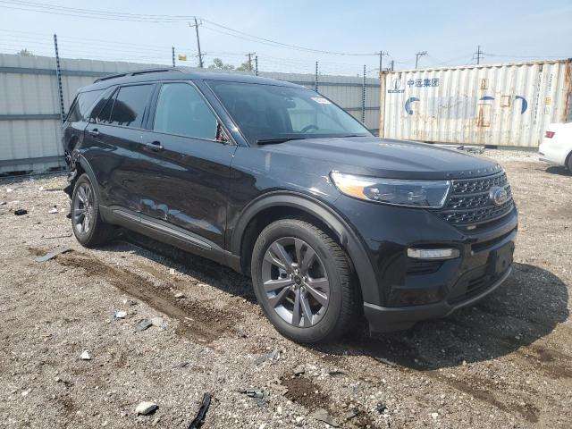 1FMSK8DH7PGB52503 - 2023 FORD EXPLORER XLT BLACK photo 4