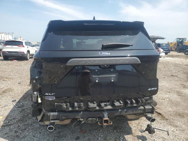 1FMSK8DH7PGB52503 - 2023 FORD EXPLORER XLT BLACK photo 6