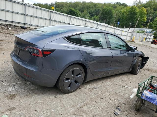 5YJ3E1EA0PF545696 - 2023 TESLA MODEL 3 رمادي صورة 3