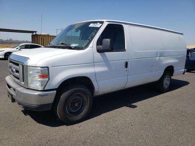 1FTNS1EWXDDA42922 - 2013 FORD ECONOLINE E150 VAN WHITE photo 1