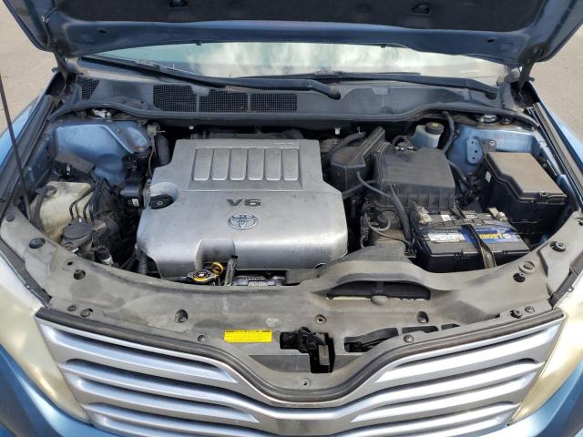 4T3ZK11A99U002627 - 2009 TOYOTA VENZA BLUE photo 12