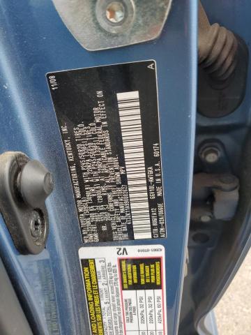 4T3ZK11A99U002627 - 2009 TOYOTA VENZA BLUE photo 13