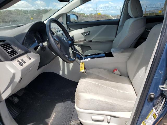 4T3ZK11A99U002627 - 2009 TOYOTA VENZA BLUE photo 7