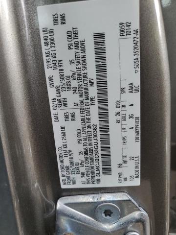 5LMCJ2C93GUJ30382 - 2016 LINCOLN MKC SELECT Թուխ լուսանկար 12