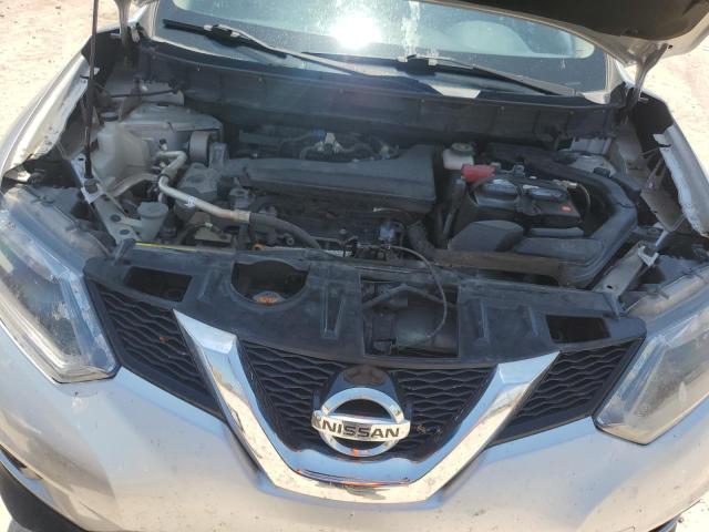 KNMAT2MV3GP595263 - 2016 NISSAN ROGUE S 银色 照片 12