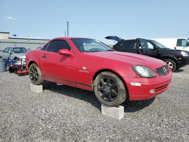 WDBKK47FXWF007725 - 1998 MERCEDES-BENZ SLK 230 KOMPRESSOR RED photo 4