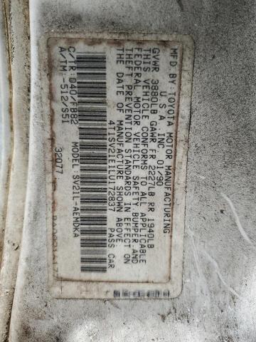 4T1SV21E1LU172837 - 1990 TOYOTA CAMRY DLX Ağ foto 12