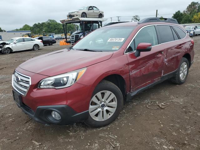 4S4BSAFC9H3429458 - 2017 SUBARU OUTBACK 2.5I PREMIUM RED photo 1