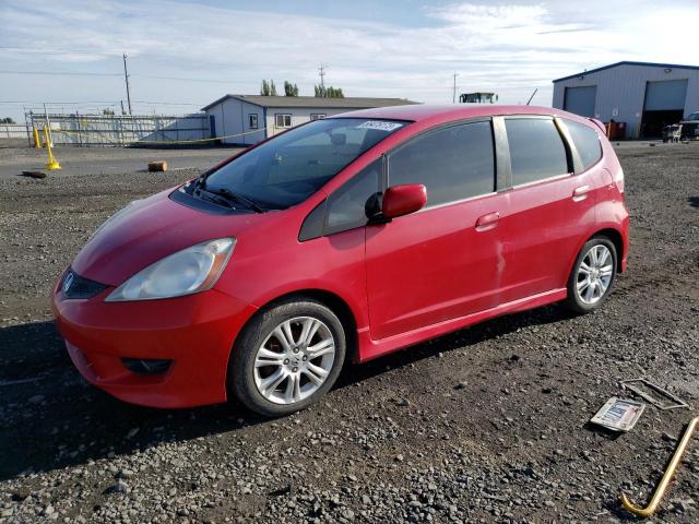 JHMGE88439S036464 - 2009 HONDA FIT SPORT RED photo 1