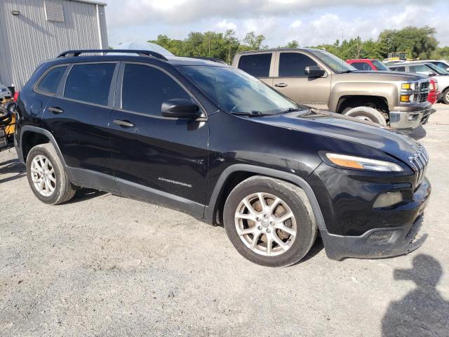 1C4PJLAB1FW671020 - 2015 JEEP CHEROKEE SPORT BLACK photo 4