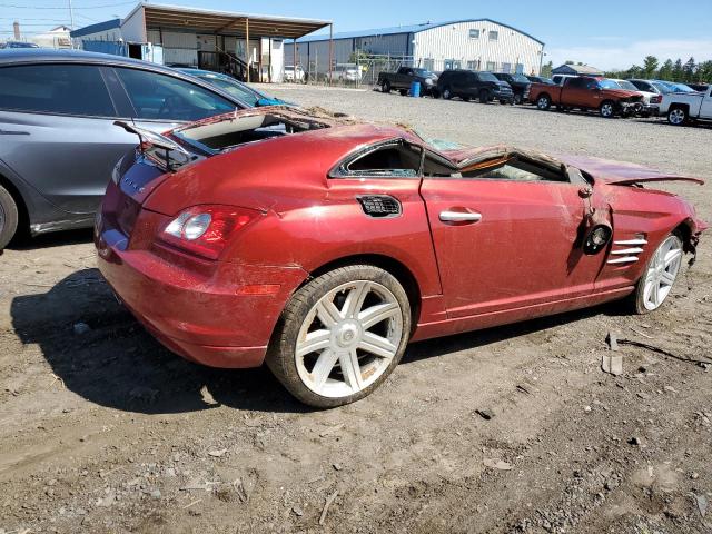 1C3AN69L35X040100 - 2005 CHRYSLER CROSSFIRE LIMITED RED photo 3